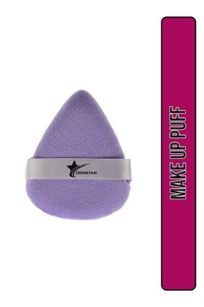 Demstar Professional Makeup Powder Puff Makyaj Süngeri Puff Lila