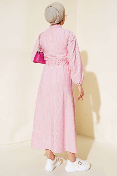 VOLT CLOTHİNG Φόρεμα Hijab με μεταλλικά κουμπιά - Boydan