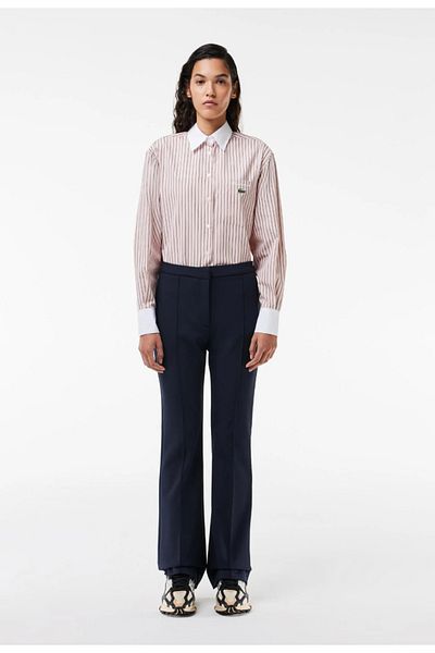 Lacoste High Waist Cut Dress Trousers