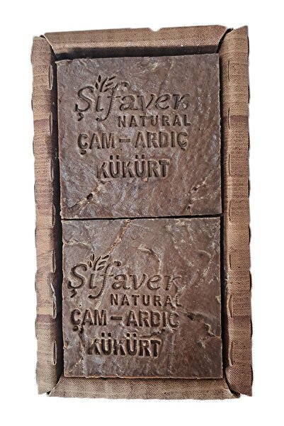 ŞİFAVER Doğal Ve El Yapımı Çam Ardıç Katranı Kükürt Karışımı Özel Sabun Sivil...