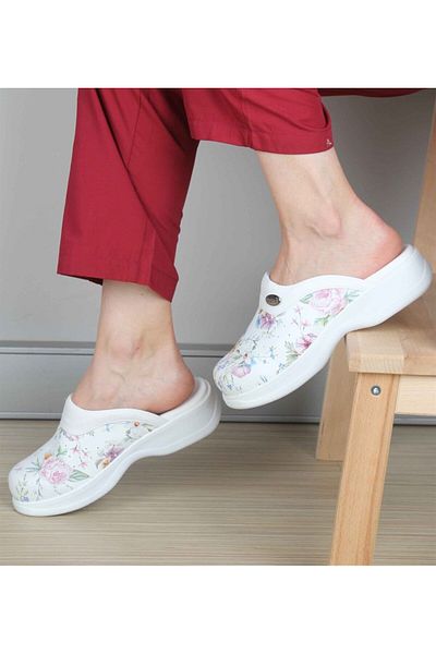 Hipokrat Medikal Sabo Full Orthopedic Sabo Slippers - Hippocrat Patterned