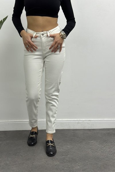 CurcunaShop Women's Slim Boyfriend Jeans