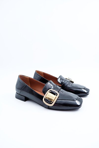 Tenau Ženske cipele na petu od prave kože