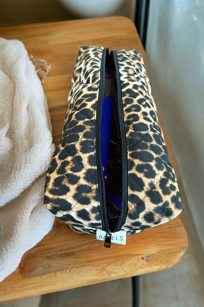 BAHELS Пътна чанта с размер XL за Viral Leopard All Hair Styling