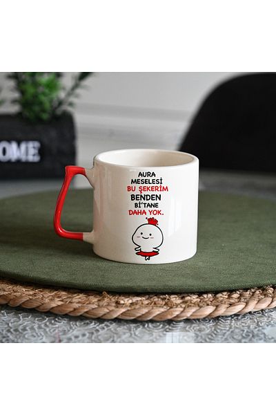 GünayStore 200 ml Luxury Double Turkish Coffee Cup & Espresso Coffee with Motto Motivation Design