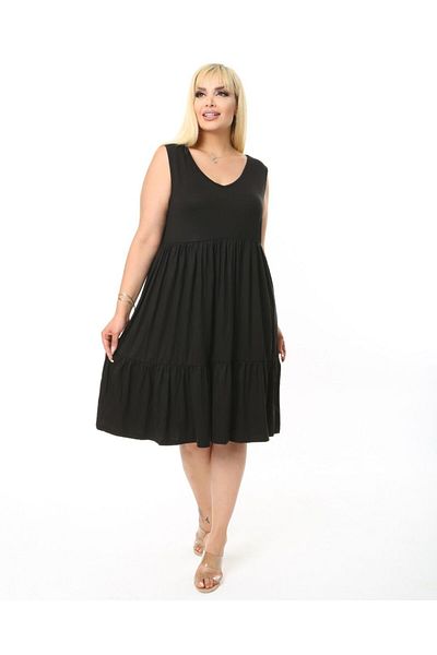 Butik Nilyam Γυναικείο φόρεμα με λαιμόκοψη V