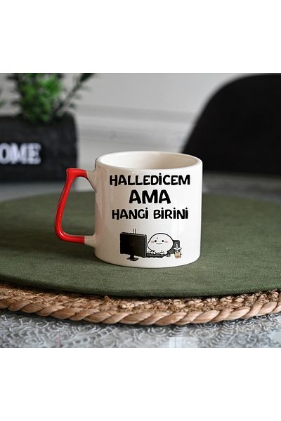 GünayStore 200 ml Luxury Double Turkish Coffee Cup & Espresso Coffee with Motto Motivation Design