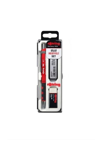 Rotring Tikky 0.7 Red Versatil Tip Pen Set