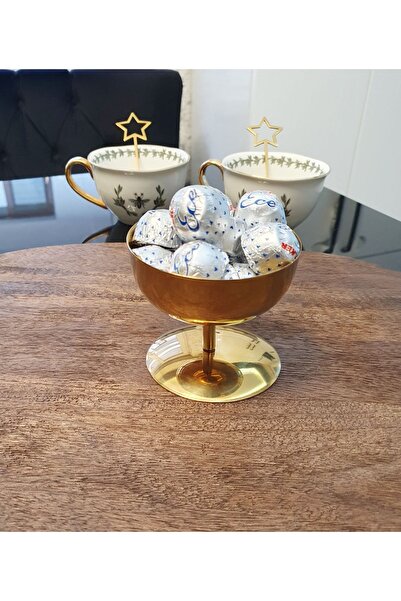 LOVYCO Gold Design Ice Cream, Custard, Fruit Bowl, Pudding Cup