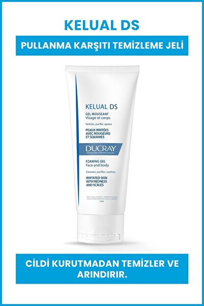 Ducray Kelual Ds Foaming Gel Face And Body 200 Ml