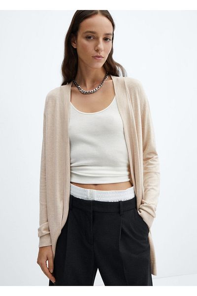 MANGO Woman Cardigan subțire de tricotaj