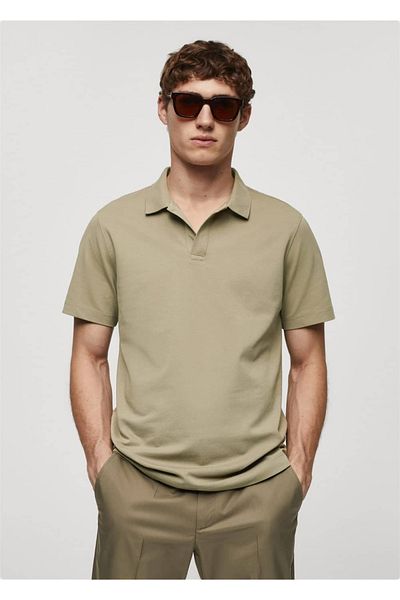 MANGO Man Baumwoll-Piqué-Poloshirt