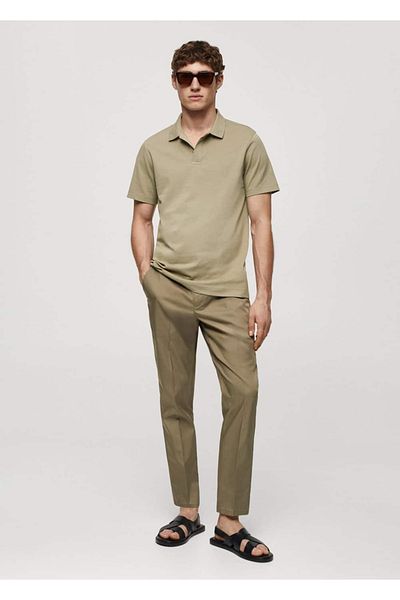 MANGO Man Baumwoll-Piqué-Poloshirt