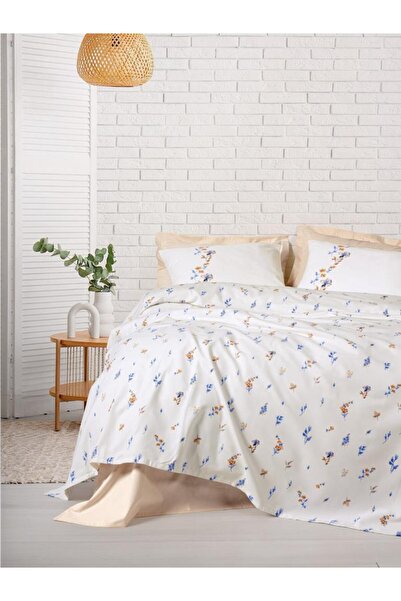 Cotton Box pentru două persoane set de cuverturi cu țesătură pichet Somon Dul...