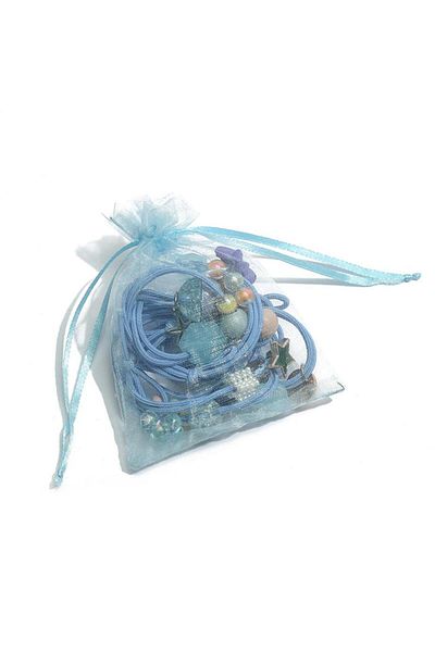 So Much Accesories So Much Tulle Pouch 1stClass Double Elastic Cute Rubber Buckle Set 8 Pieces