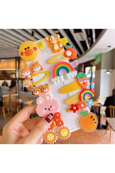 So Much Accesories So-much Children's Snap Collet Clip Buckle Set 14 Pieces-2