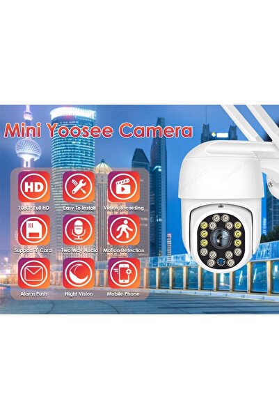Genel Markalar Full Hd 1080p Ip66 Wifi Akıllı Haraket Takip 4x Zoom Su Geçirmez Ip Kamera