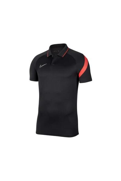 Nike Bv6922 M Nk Dry Acdpr Πόλο Μπλουζάκι Ανθρακί Κόκκινο