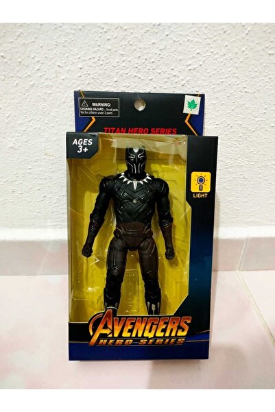 Oyuncak ve Ötesi Black Panter Avengers Titan Series 18 Cm Işıklı Figür