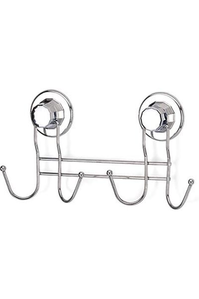 Teknotel DELME VİDA MATKAP YOK! VAKUMLU 4'LÜ ASKILIK KROM DM252