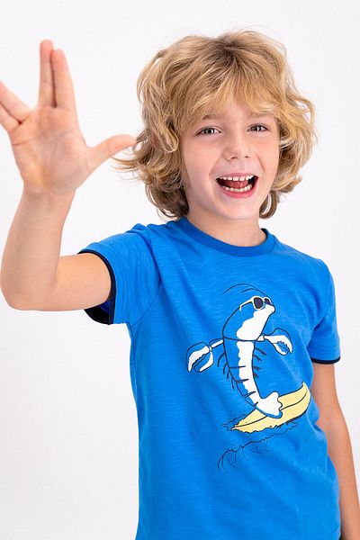 ROLY POLY Men's Surfing Crab Cobalt Bermuda Suit - Young
