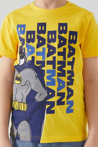 Batman Yellow Hero Yellow Boy Bermuda Suit