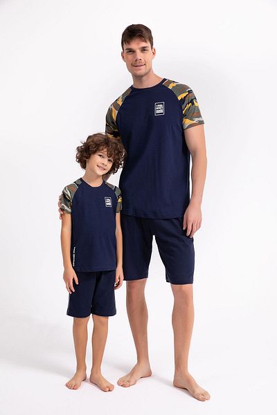 ROLY POLY Rolypoly Infnty Navy Blue Boy Bermuda Suit