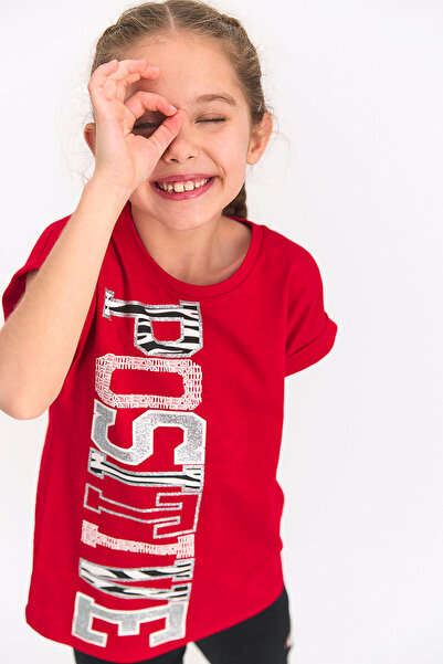 ROLY POLY Rolypoly Positive Red Girls' Tights Bermuda Set