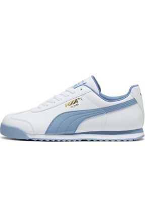 Puma Erkek Beyaz Mavi Roma Basic Sneaker Ayakkab 36957152 Fiyat Yorumlar Trendyol