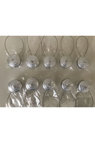 FEDA İSTANBUL Mıknatıslı Perde Mandalı 10 Lu