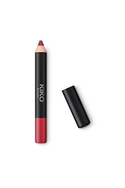Kiko DUDAK PARLATICISI - Smart Fusion Matte Lip Crayon - 06 Cherry Red
