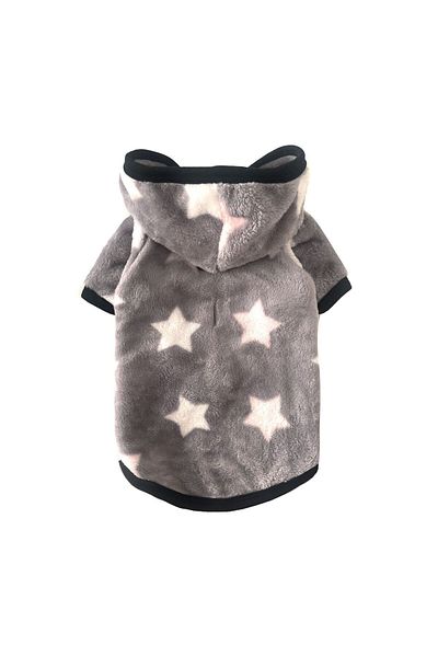 Alphadog Grey Star Polar Dog Outfit Sweatshirt