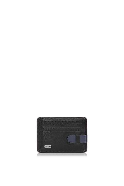 CENGİZ PAKEL Genuine Leather Cengiz Pakel Card Holder - 2404 Black Parliament