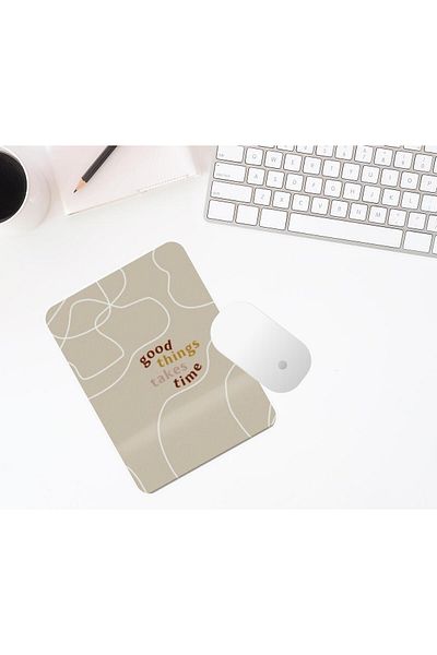 BaskıBazar Mouse Pad din seria Motivational cu suport pentru încheietura mâinii