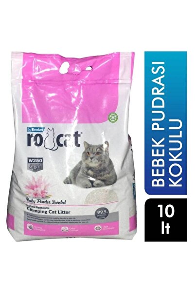 Rocat Bebek Pudrası Kokulu Kedi Kumu 10lt