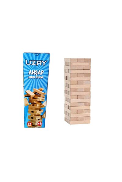 Uzay Jenga Ahşap Denge Oyunu