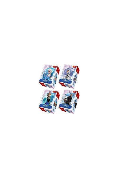 Genel Markalar 54 Parça Mini Puzzle Disney Frozen Karlar Ülkesi (1Adet) Çocuk Eğitici Oyuncaklar