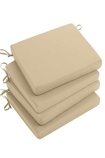 RevuBaby 4'lü Dış Mekan Sandalye Minderi , Bahçe Kanepe Minderi , İç Mekan Ye...