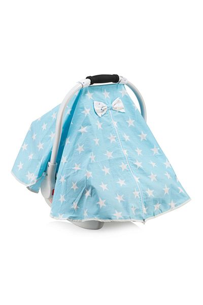 Moje Stroller Cover - Mega Star Blue