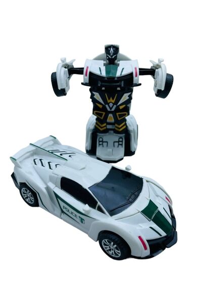 transformers Robota Dönüşen Polis Arabası Lamborghini Oyuncak Transformer Robot Araba
