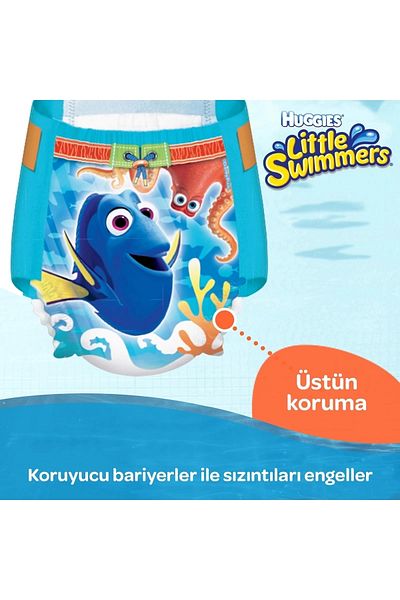Huggies Little Swimmers Swimsuit Baby Diapers Size 5-6 11 Pieces