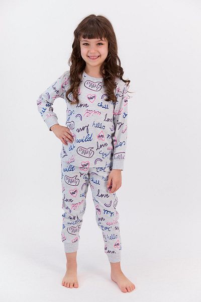 ROLY POLY Set de pijamale cu nervuri Rolypoly Karmelange pentru fete