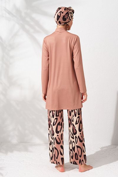 Pierre Cardin Costum de baie Hijab cu mânecă lungă cu model 231908