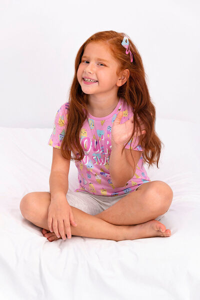 ROLY POLY Powder Pink Girl's Capri Set - Youre So Sweet