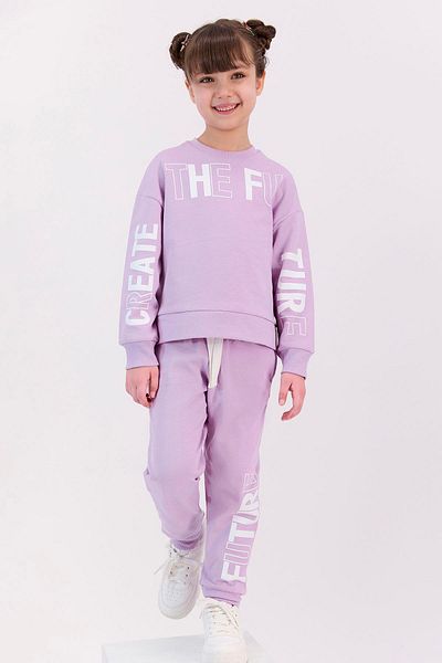 ROLY POLY طقم بدلة رياضية للفتيات من Rolypoly The Future Light Lilac