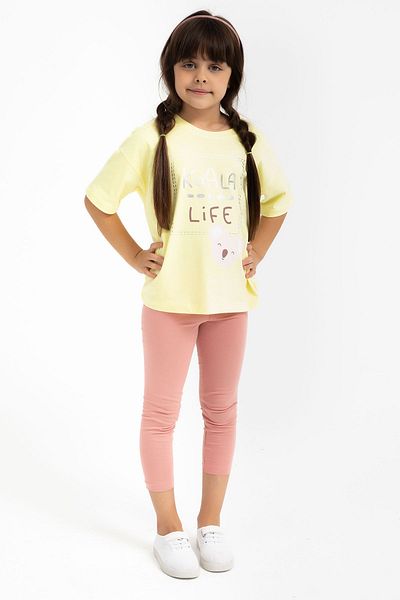 ROLY POLY Rolypoly Koala Life - Light Yellow Girl's Tights Set