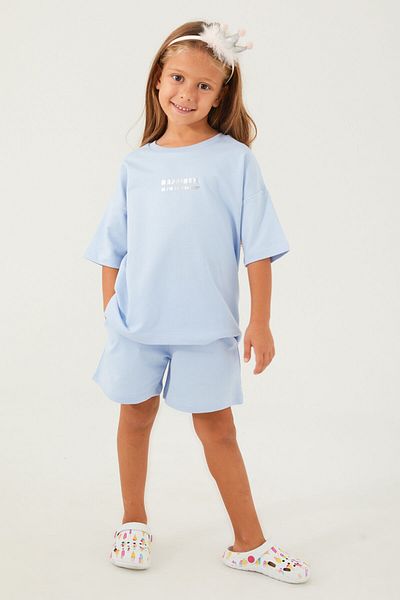 ROLY POLY Rolypoly Girls Blue Shorts Set