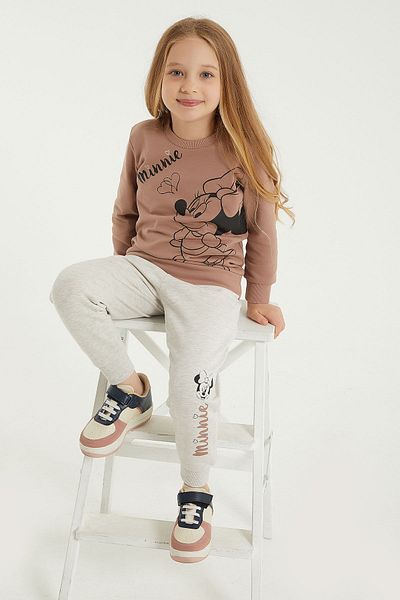 Minnie Mouse Σετ φόρμας για κορίτσια με άδεια ανοιχτό καφέ