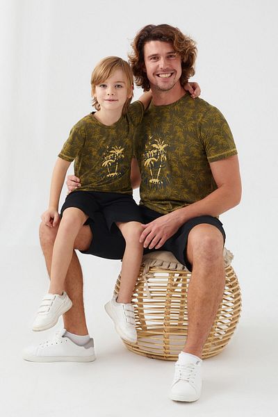 Arnetta Ανδρική φόρμα βερμούδας Surfing Spirit Dark Khaki