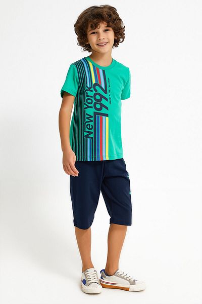 ROLY POLY Rolypoly New York Kiwi Green Boy Capri Set